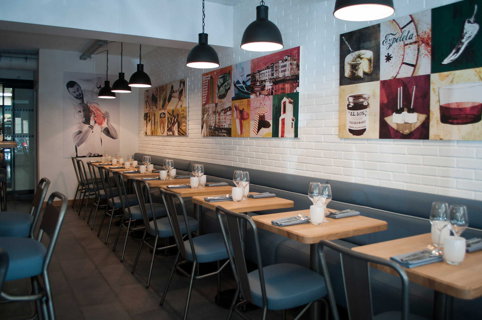 Atmosphère chaleureuse, un point essentiel chez Pottoka, le restaurant parisien de Sébastien Gravé
